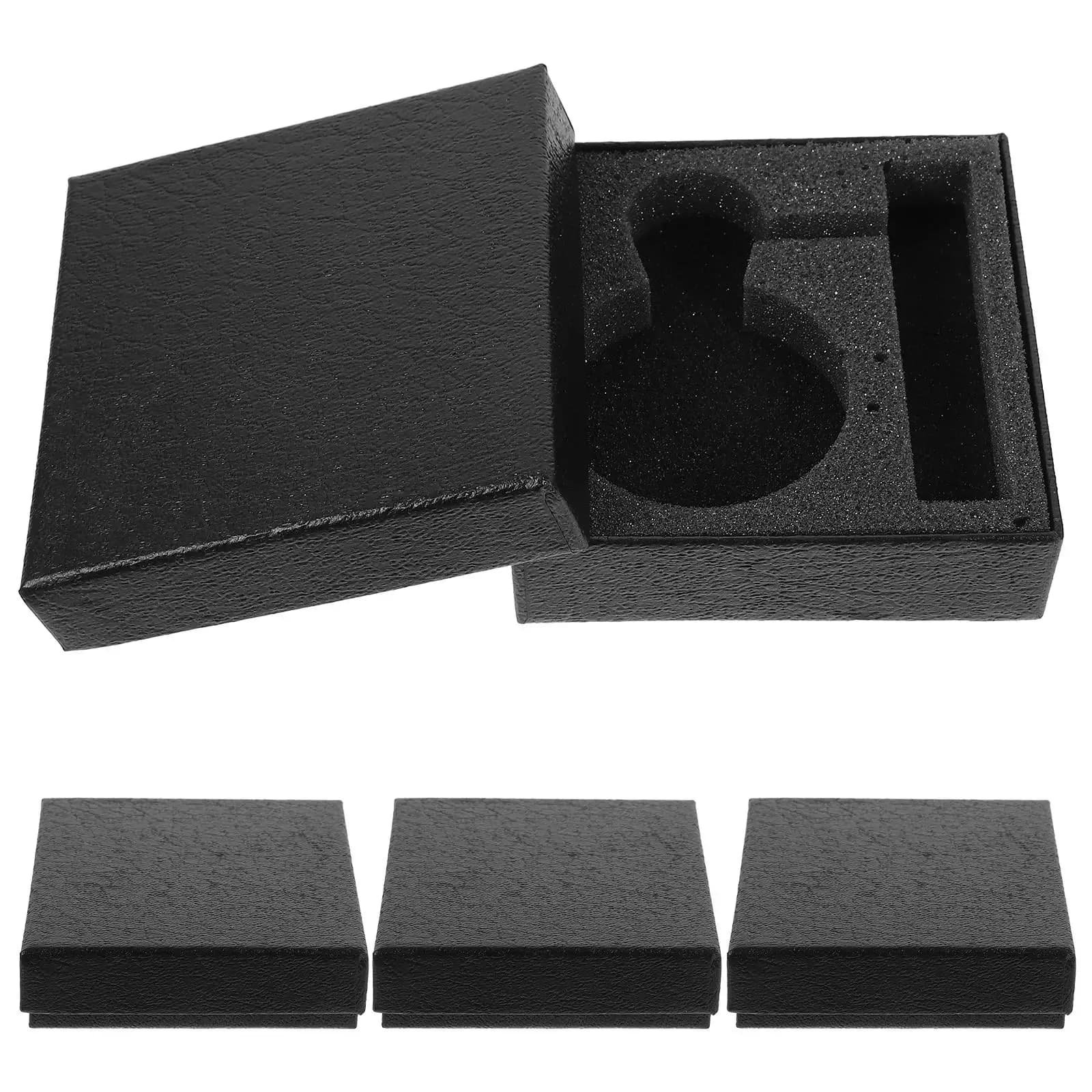 4 Piece Pocket Watch Packing Box Small Women's Watches Vintage Travel Case