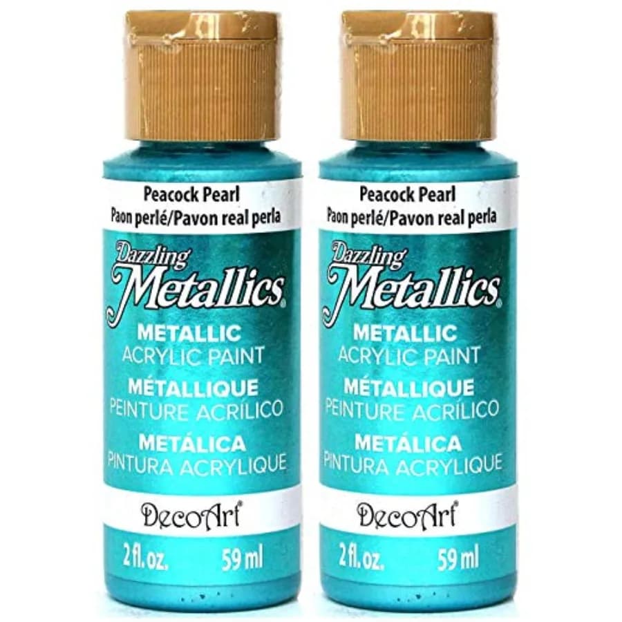 Dazzling Metallics Acrylic Paint 2oz-Peacock Pearl
