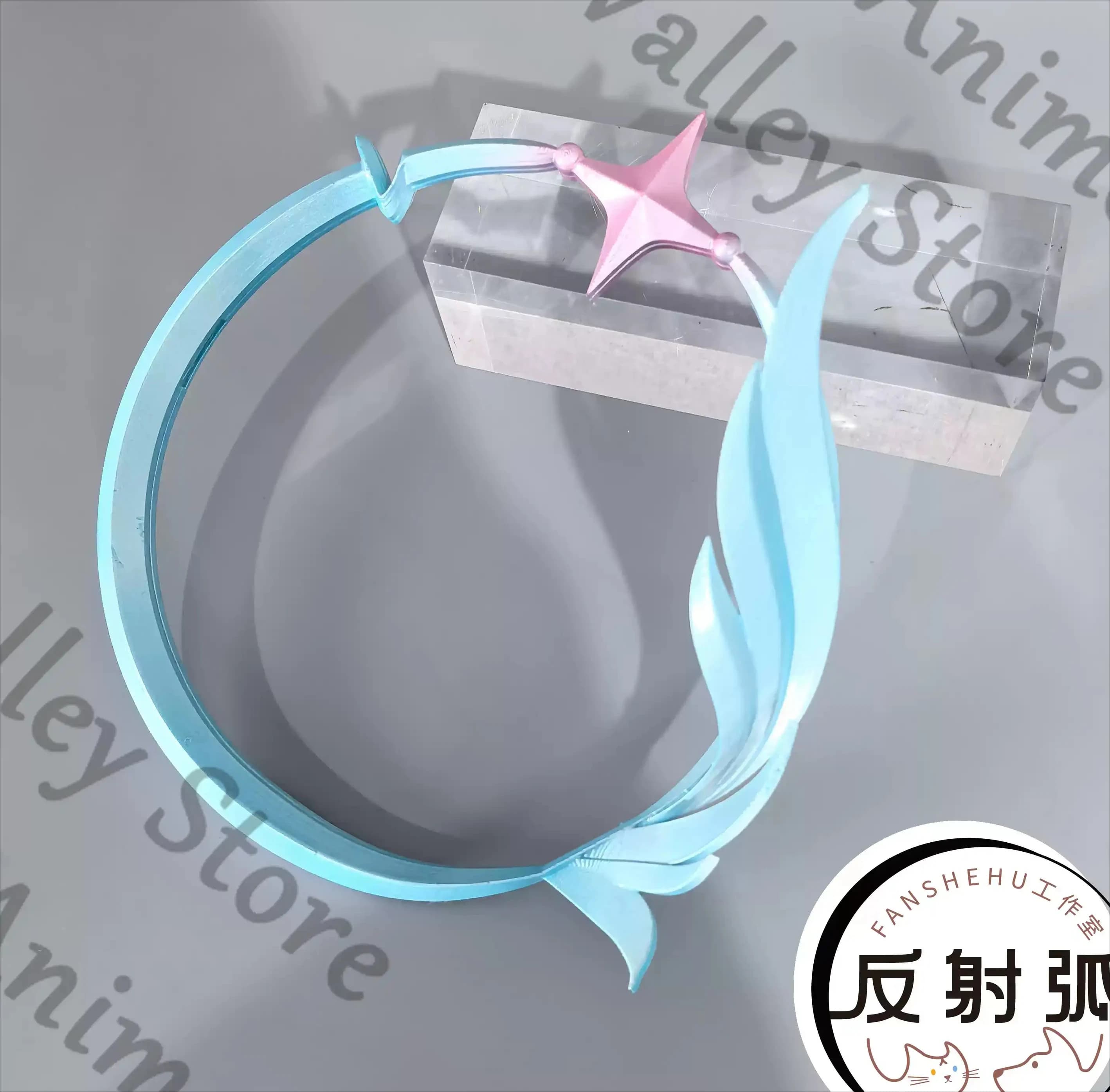 Accessori Cosplay Anime Aemeath Wuthering Waves: Copricapo, Cerchietti, Fermagli per Capelli, Spada Lunga, Microfono, Armi e Oggetti Decorativi - Regalo