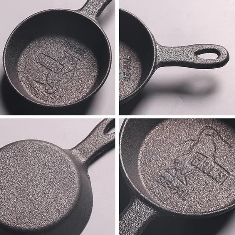 8.5 CM Anti-stick cast iron pan, Mini Eggs for Kitchen