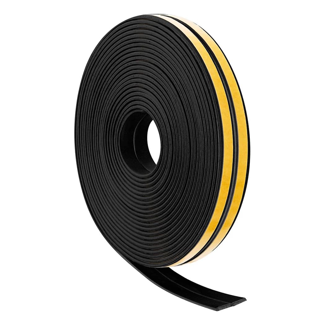 9 x 2mm Meter Foam Seal Strip PVC 1-2mm Door Draught EPDM Excluder Foam Insulation Weather Window High Quality