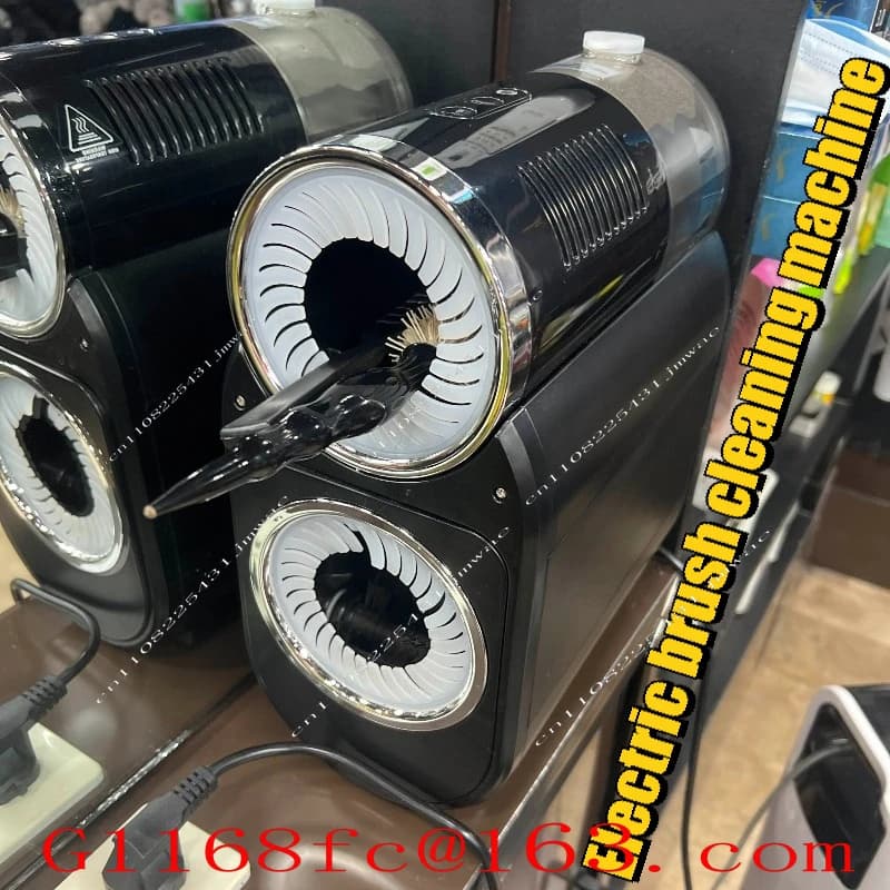 Quick Electric Round Brush Cleaner, Portable Professional Cleaning Brush, Hair Salon, Fully Automatic Toothbrush Cleaner, Dryer