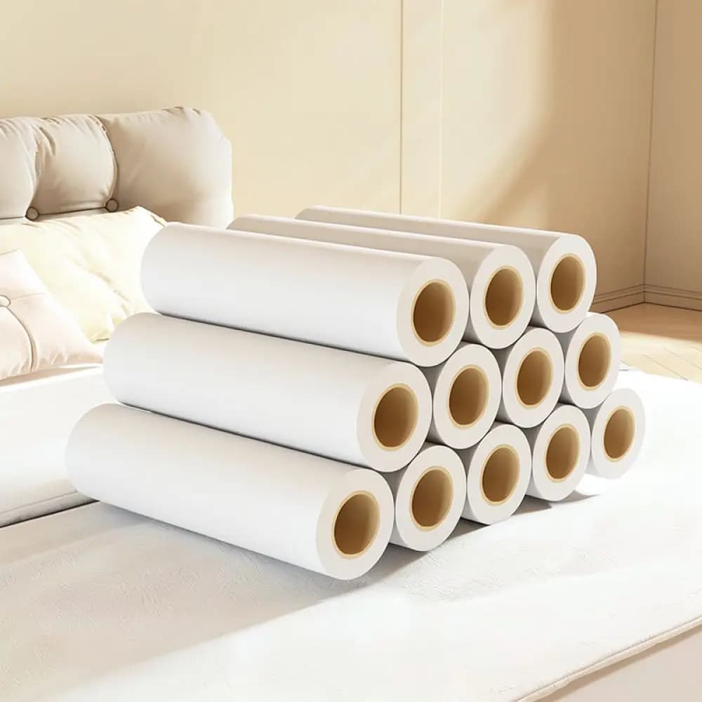 Sticky Lint Roller Refill Sheets Hair Remover Tool Household Cleaning Supplies For Clothes Sofa Carpet Fabric Fur Collector