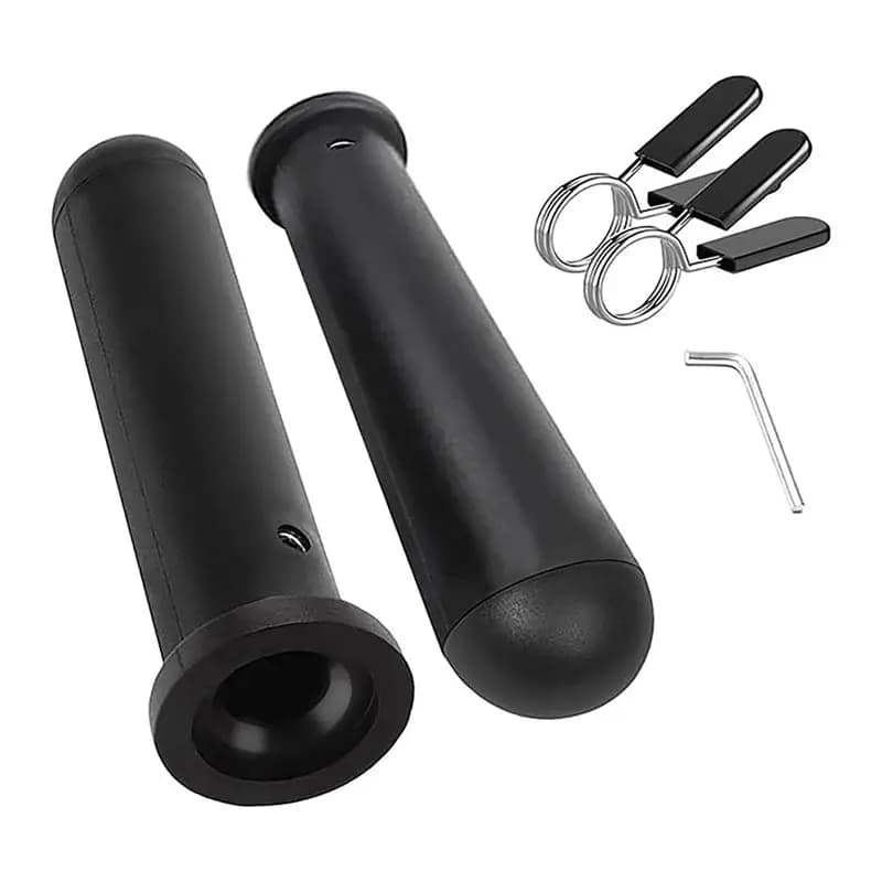 1 to 2 inch A89E barbell adapter with barbell clamps for home gym