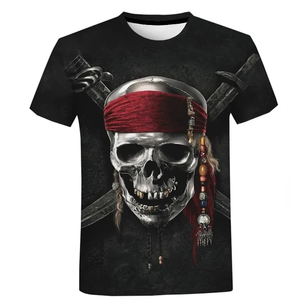 T-shirt sportiva da uomo Pirati dei Caraibi, traspirante, ad asciugatura rapida, edizione Fan Collection, per uso quotidiano all'aperto, regalo speciale