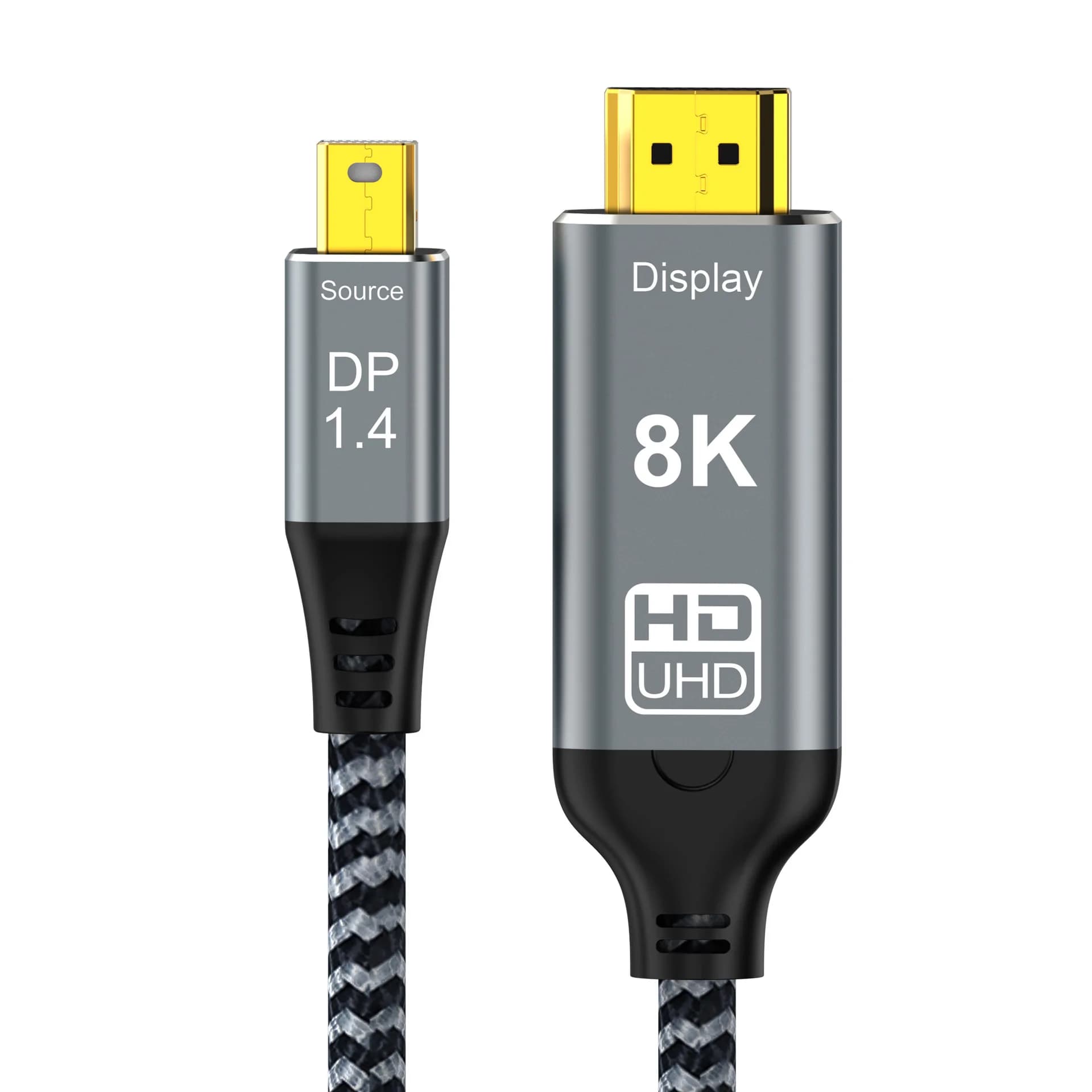 Porta display Mini DP 8K Thunderbolt 2 a cavo HDMI Adattatore Pro Mini DP a HD 8K60Hz 4K120Hz 48Gbps per MacBook Mini IMac 2M