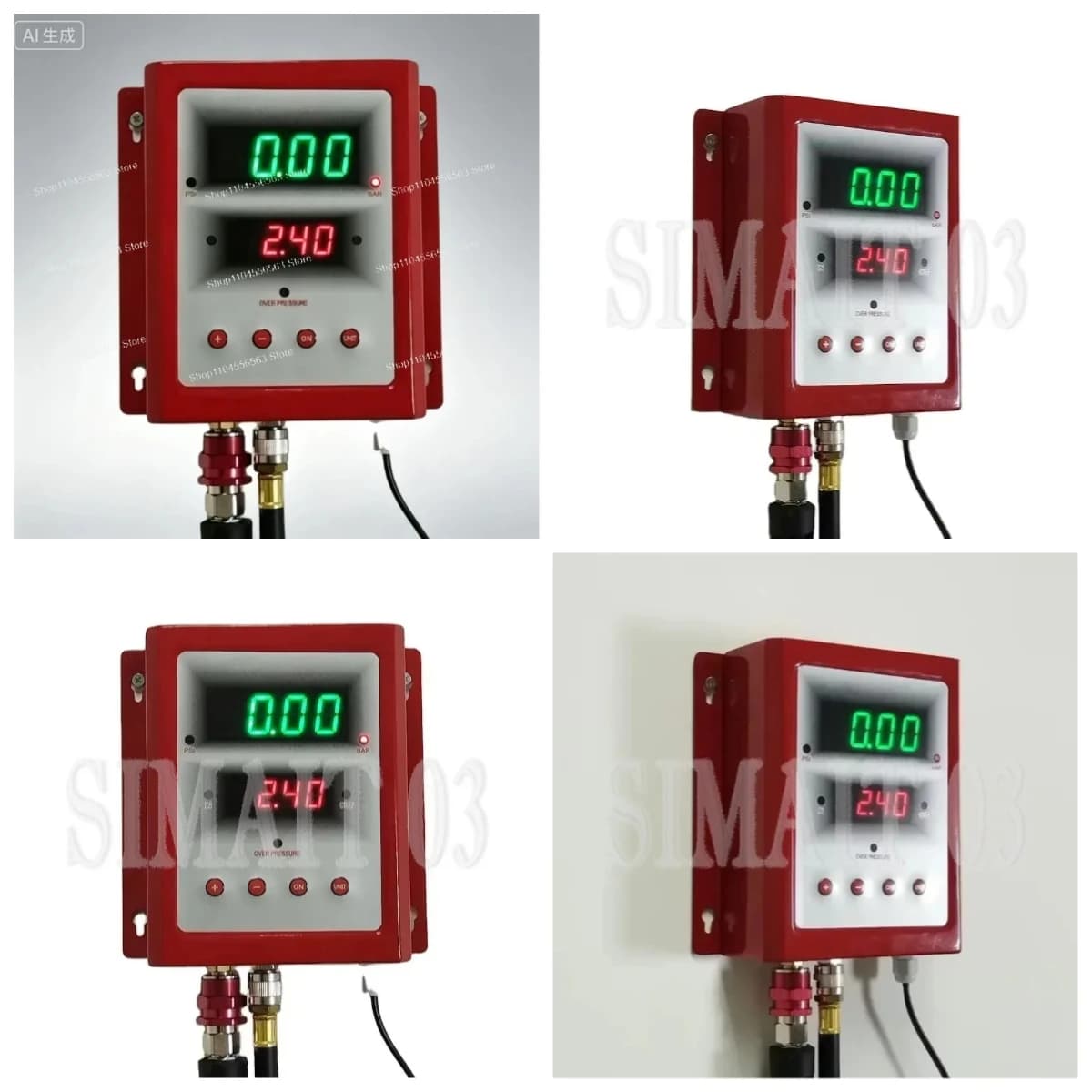Wall Mounted Automatic Tire Inflator: Digital Tyre Inflator for Tire Shop, Car/Truck, 150-250PSI, 12Bar