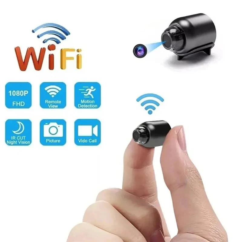 Full 1080P HD Mini WiFi Telecamera di sicurezza domestica per interni Telecamera grandangolare Visione notturna Sorveglianza di movimento Micro Kamera Baby Monitor X5