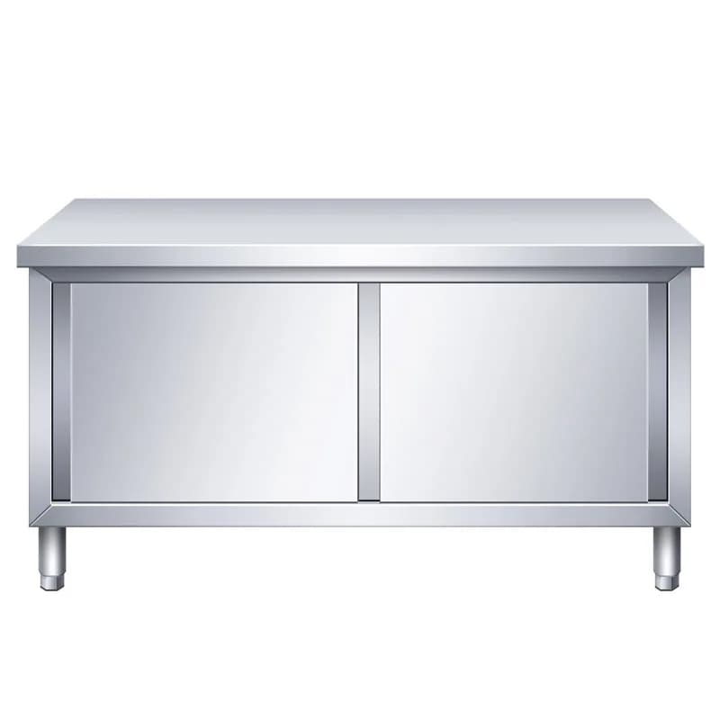 For304 stainless steel workbench special kitchen surface loading console cutter rectangular commercial cutting table