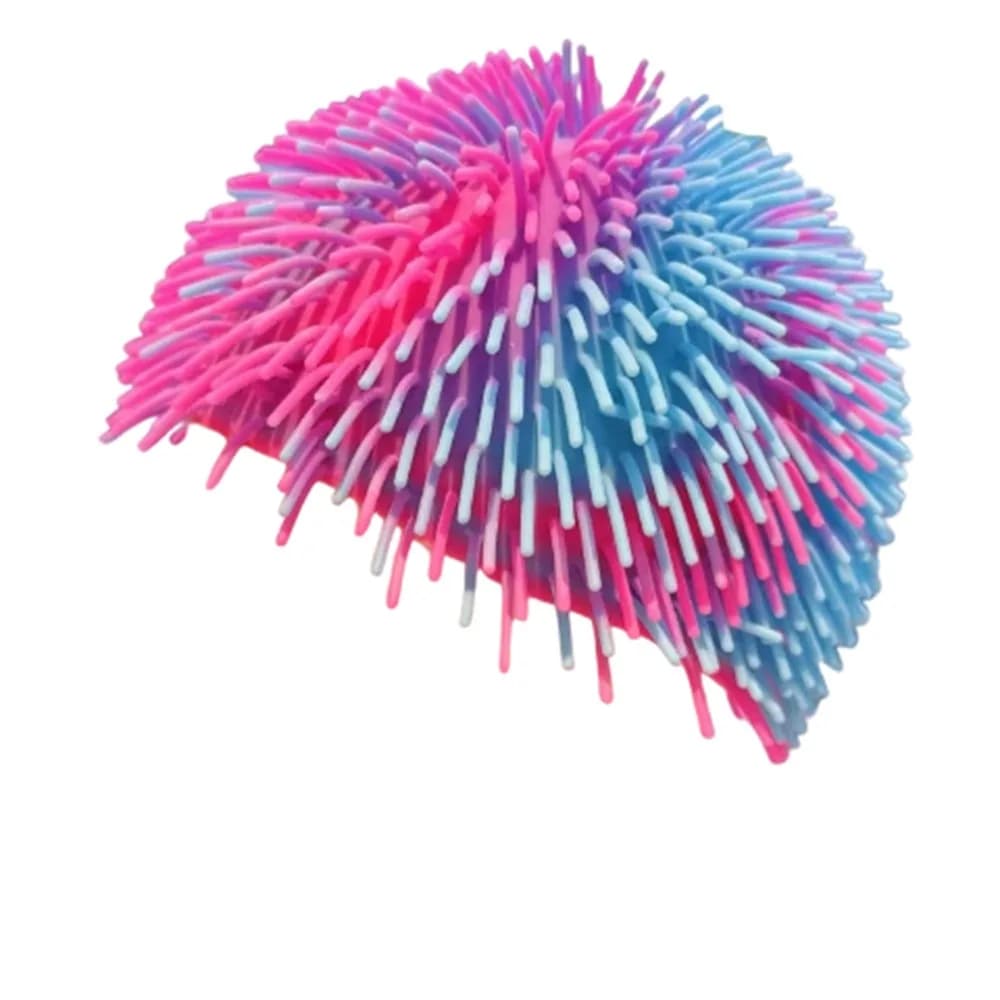 Long Hair Design Funny Swimming Cap High Elastic Sea Urchin Shape Sea Urchin Hat Flexible Keep Hair Dry Spiky Ball Prank Hat
