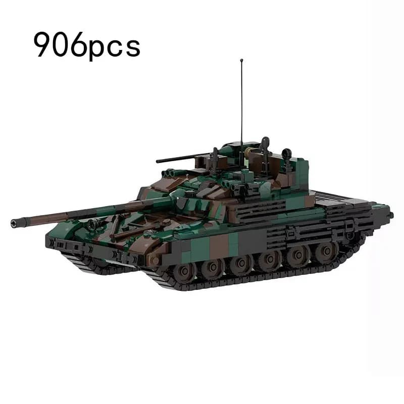 MOC 716pcs Mini Tank Small Particle Assembly Building Block Toy Model Ornament Boy Gift Toy
