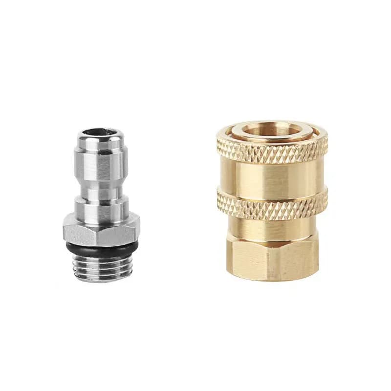 Idropulitrice ad alta pressione 1/4 connettore rapido pistola ad acqua ugello unione spina rapida bollitore in schiuma cambio accessori a connessione rapida