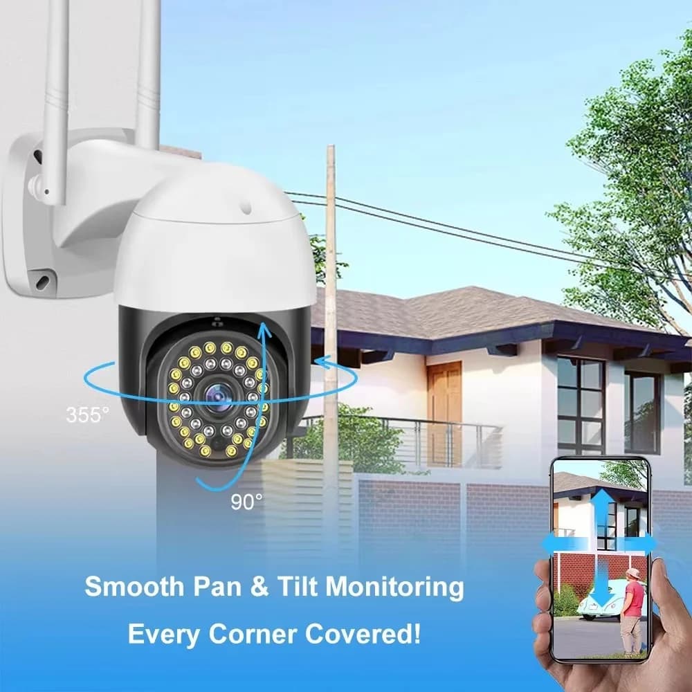 Yoosee APP 2MP 1080p 1.5 pollici esterno impermeabile WIFI IP Dome Camera Onvif a colori AI citofono umanoide Baby Monitor