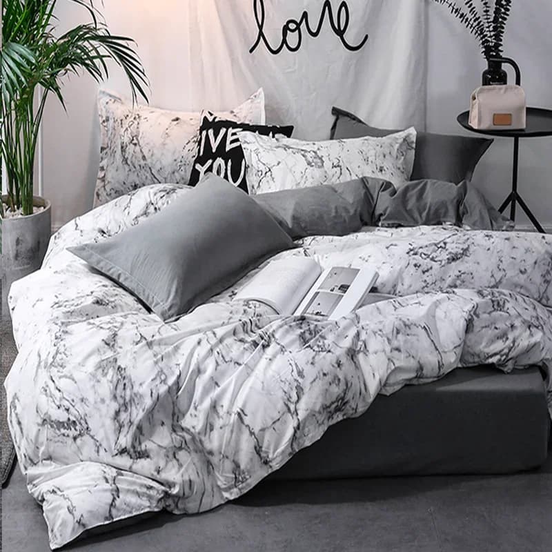 Set copripiumino 3 pezzi con federa Set biancheria da letto doppio trapunta Copripiumino Queen/King Coppia o letto singolo