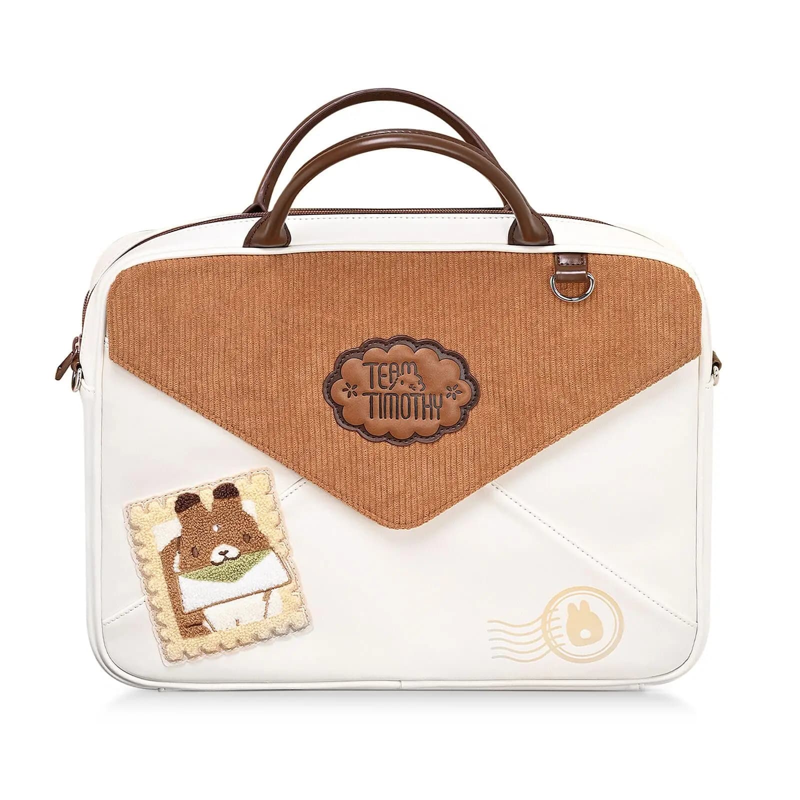 GeekShare Borsa portaoggetti per laptop di grande capacità - Custodia per laptop da 14 pollici a tracolla e portatile per iPad/Pro/Air, Team Timothy