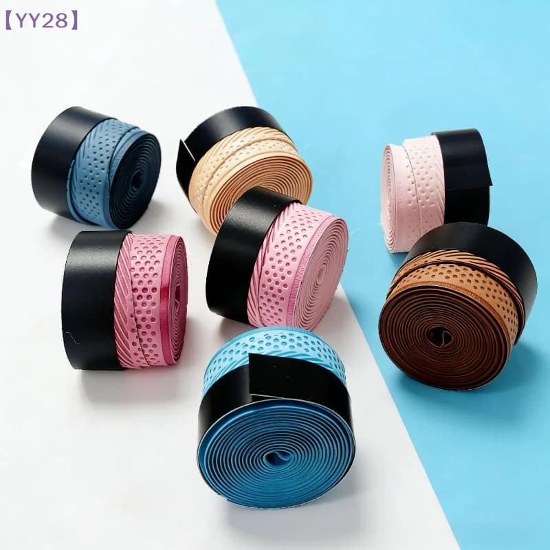 【YY28】2 Pezzi Overgrip per Racchetta da Tennis, Nastro Assorbente per Impugnatura, Grip per Racchetta da Badminton, Adesivo per Manico Racchetta da Tennis {Y}