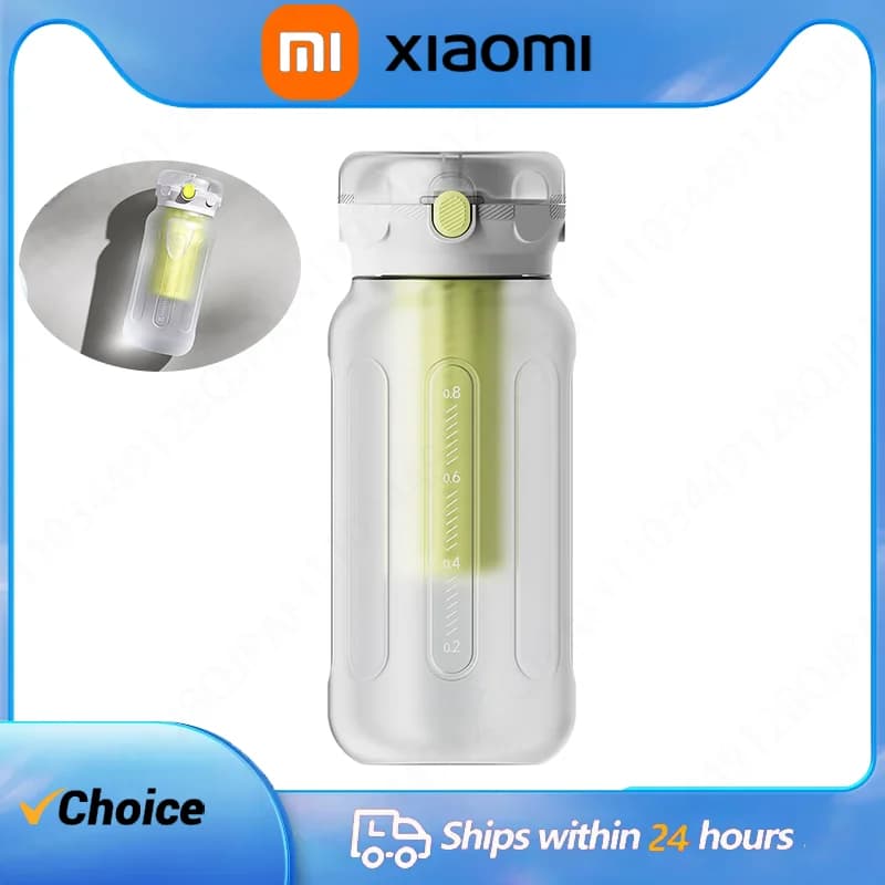 Xiaomi Mijia Sport Water Cup 1l Sport Water Bottle Bottiglie di plastica resistenti al calore portatili da viaggio per tazza di miscelazione sportiva