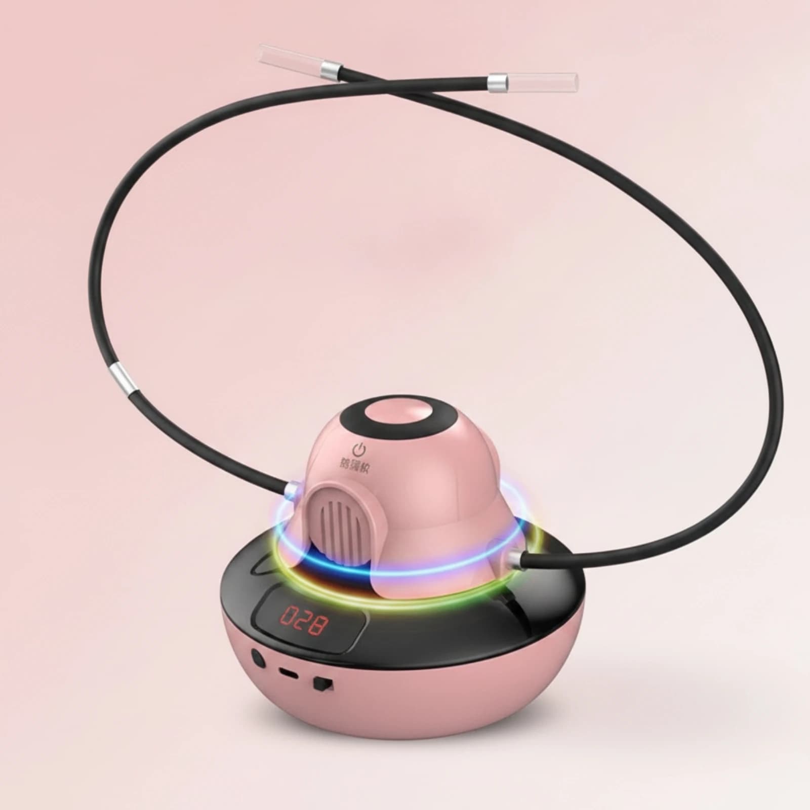 Automatic Rope Skipping Machine Hands-Liberated Jump Rope Machine with Controller Control Fitness Equipment Adjustable Speed