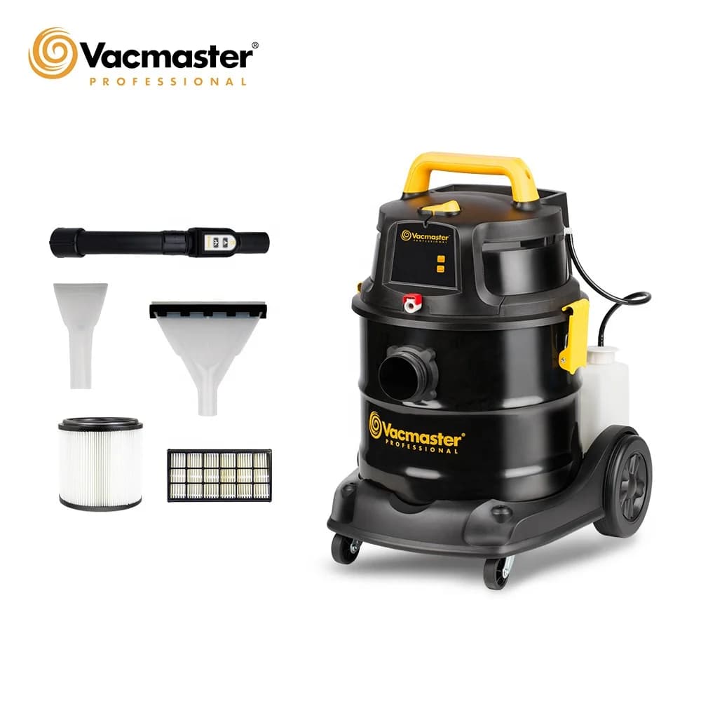 Vacmaster Commerciale Tenuto In Mano Portatile Contenitore Verticale Auto Manuale A Vapore Lavaggio A Bagnato Shampoo Tappeto Aspirapolvere - VK1320SIWR6
