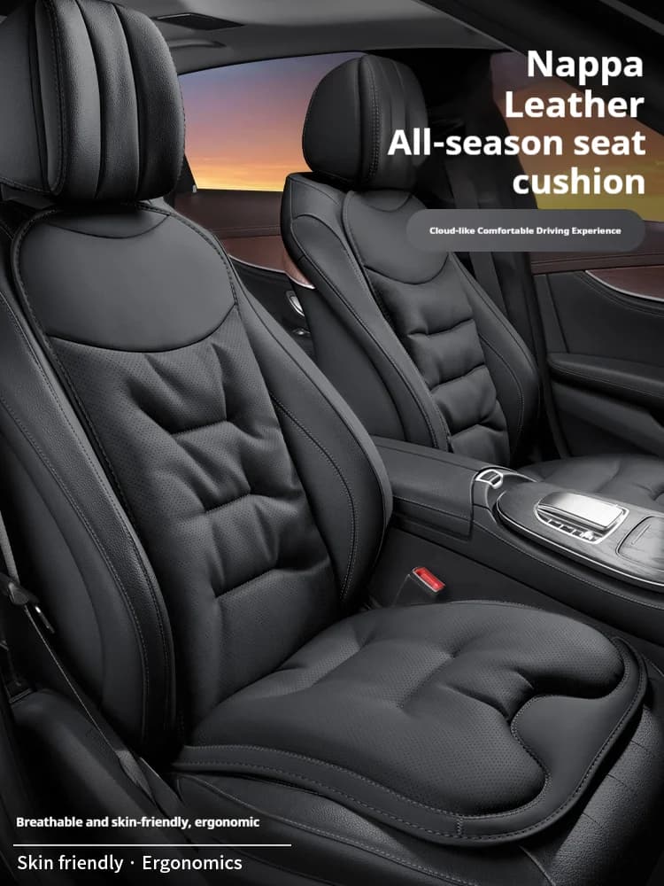 Car Seat Backrest cushion Cover Leather Seat Protector Pad For TOYOTA Crown CHR Yaris Corolla Auris Rav4 Prius Camry raize Prado