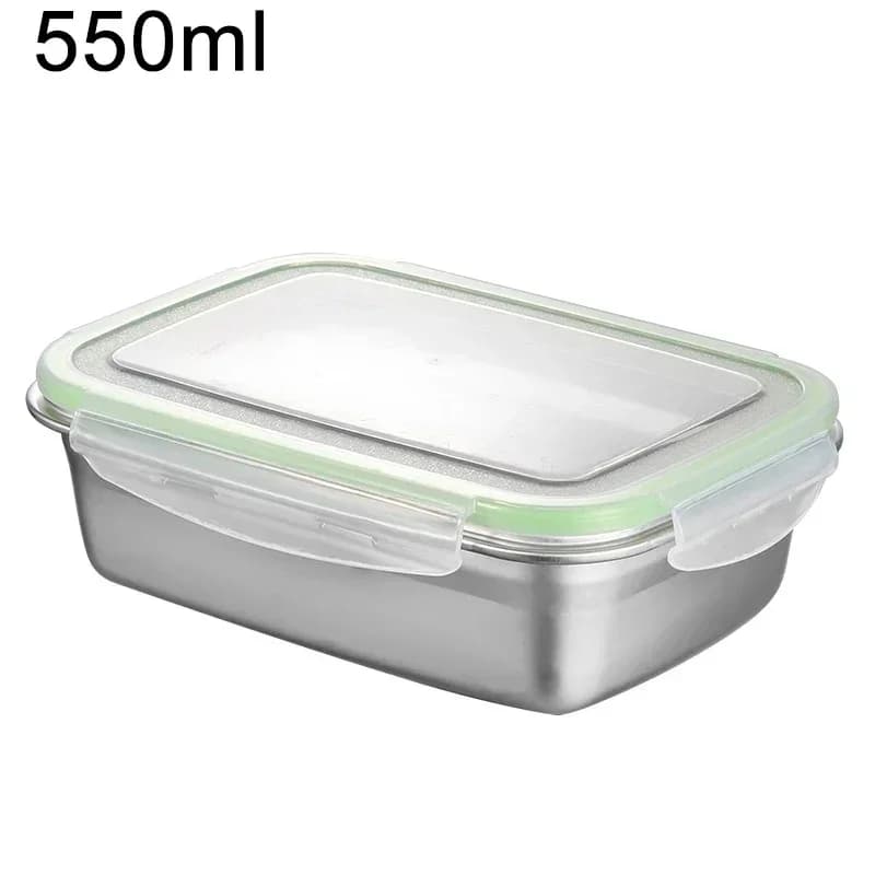 UK Stainless Steel Bento Lunch Box Food Storage Container Camping Eco-friendly