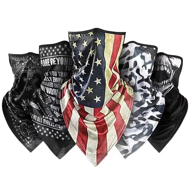 Breathable Quick-Dry Neck Gaiter / Motorcycle Riding Scarf - Cooling UV Sun Protection Bandana for Outdoor Sports & Hiking​