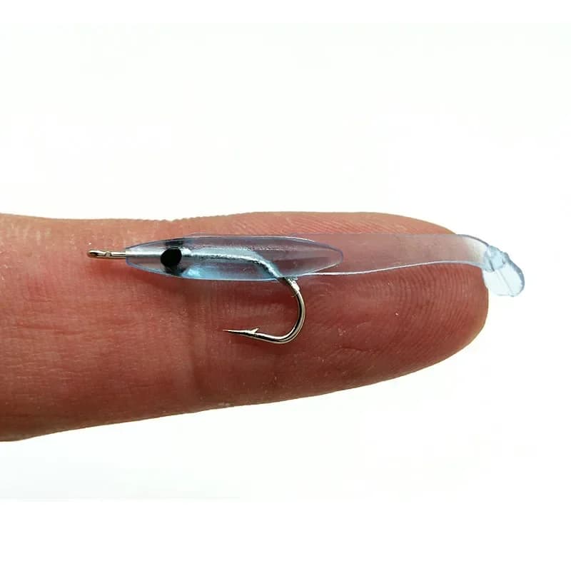 MUKUN 30 pz 0.3g 35mm Anguilla Richiamo Morbido di Pesca Pesca Peche Affrontare Wobblers Esche Per Pesci Carpa Leurre Souple Esche Morbide