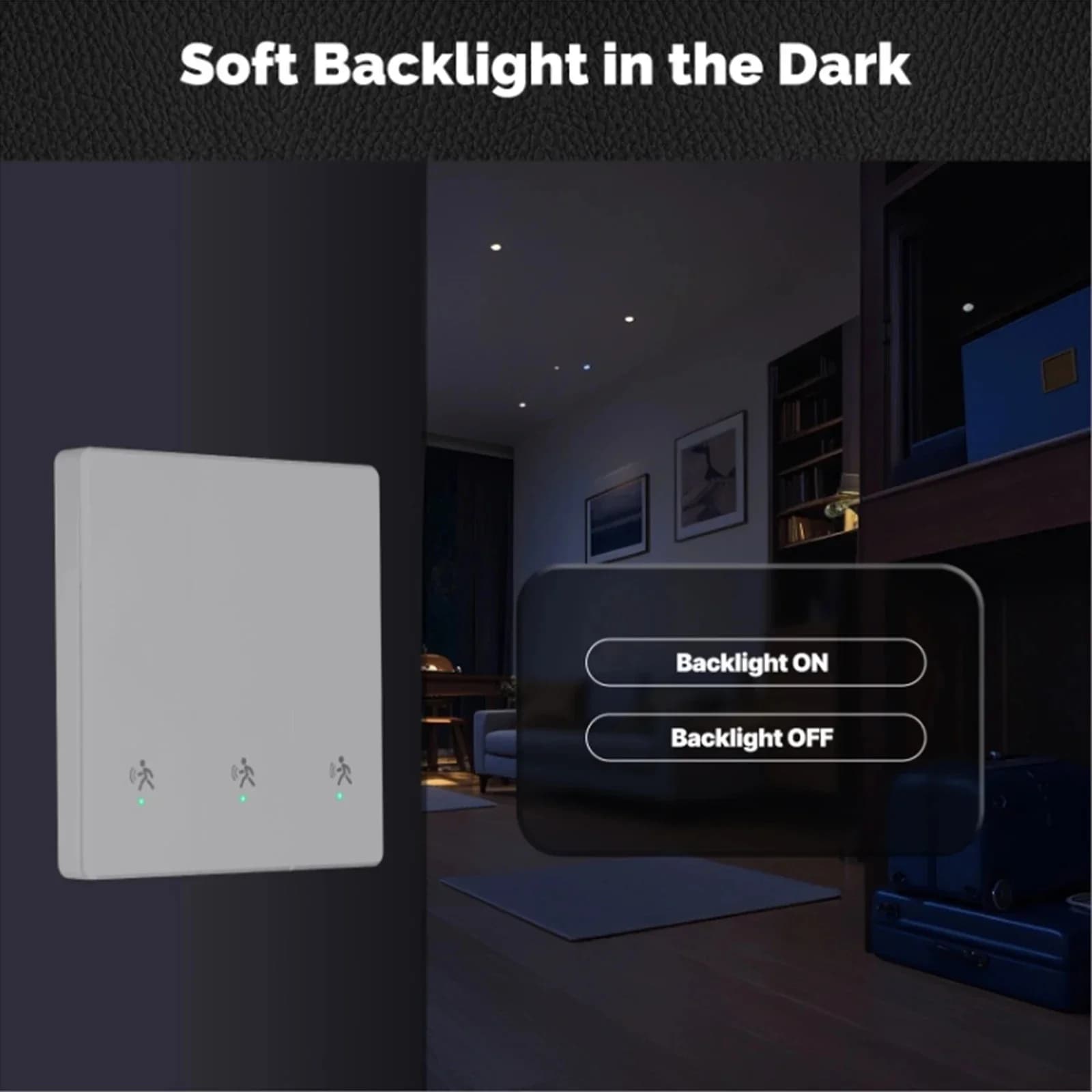 2016 NEW Wall Light Switch with Millimetric Wave Radar Sensor MOES Tuya ZigBee Smart for Human Presence Detection, Compatible with Alexa Google Home, Optional Neutral Wiring