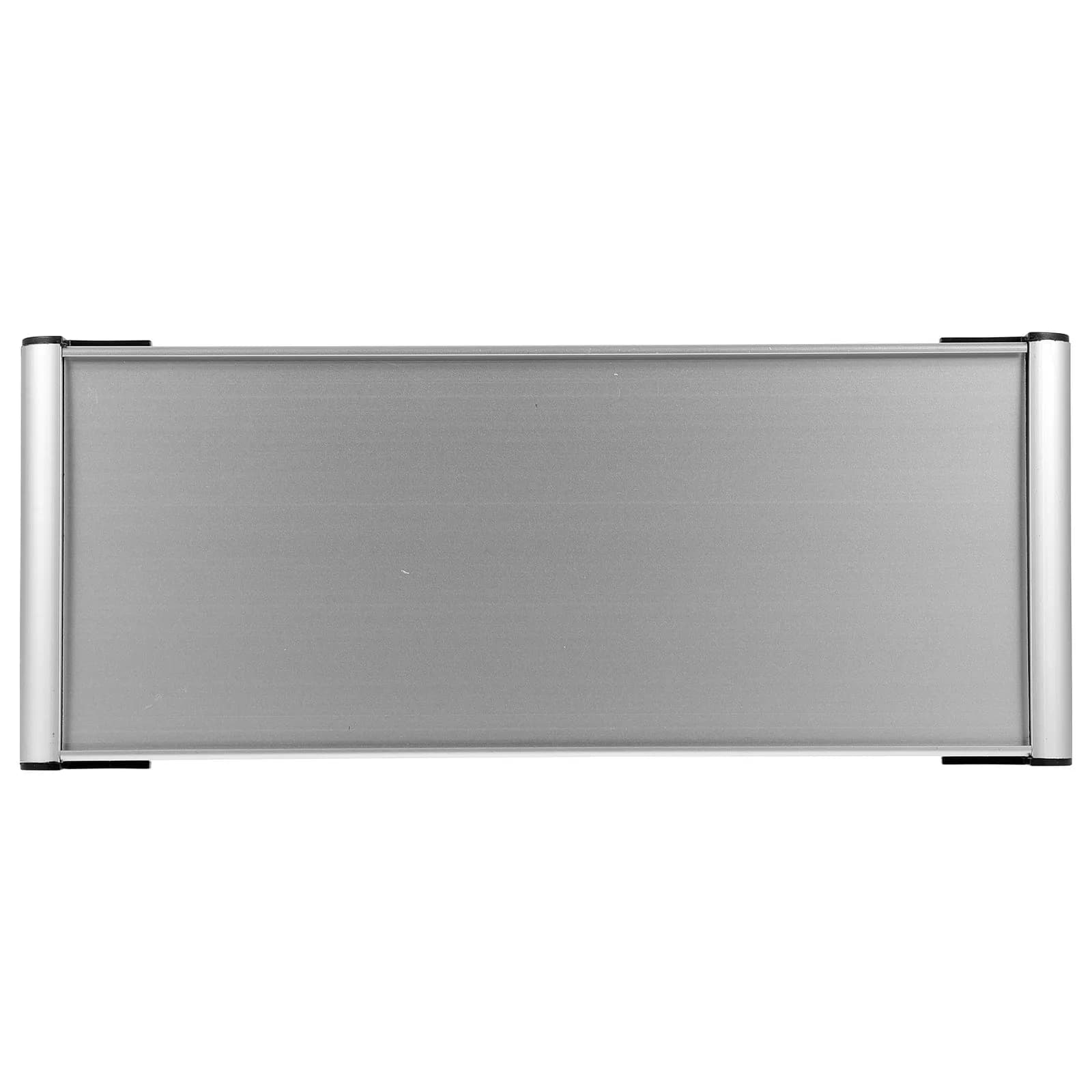 Targhetta in Lega di Alluminio per Porta o Parete, 30x12cm, Personalizzabile, Etichetta Vuota per Ufficio