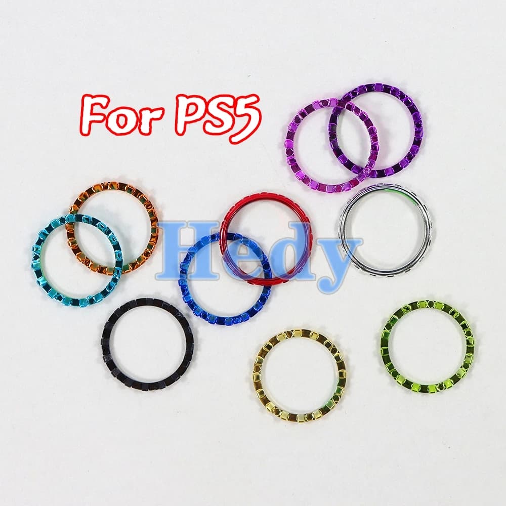 Anelli di accento di ricambio per placcatura cromata da 100 pezzi per accessori per anelli bilancieri per controller maniglia PS5