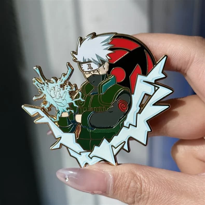 Hatake Kakashi Pins Pendant Anime NARUTO Badge Japanese Manga Brooches for Bag Backpack Clothing Lapel ACG Cosplay Toy Decor