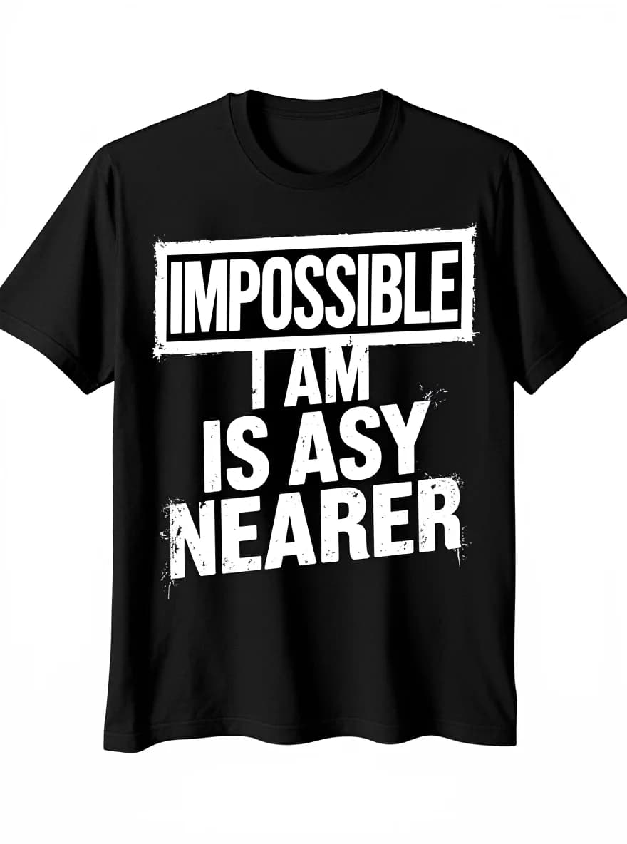 T-shirt sarcastica da uomo "Replacing Me Is Easy" - T-shirt grafica estiva casual in cotone bianco