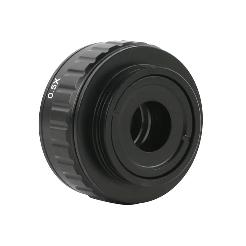 38mm 1X 0.35X 0.5X 0.4X 0.3X Simul Focale Trinoculare Stereo Microscopio Fotocamera C Mount Adattatore Barlow Obiettivo Ausiliario