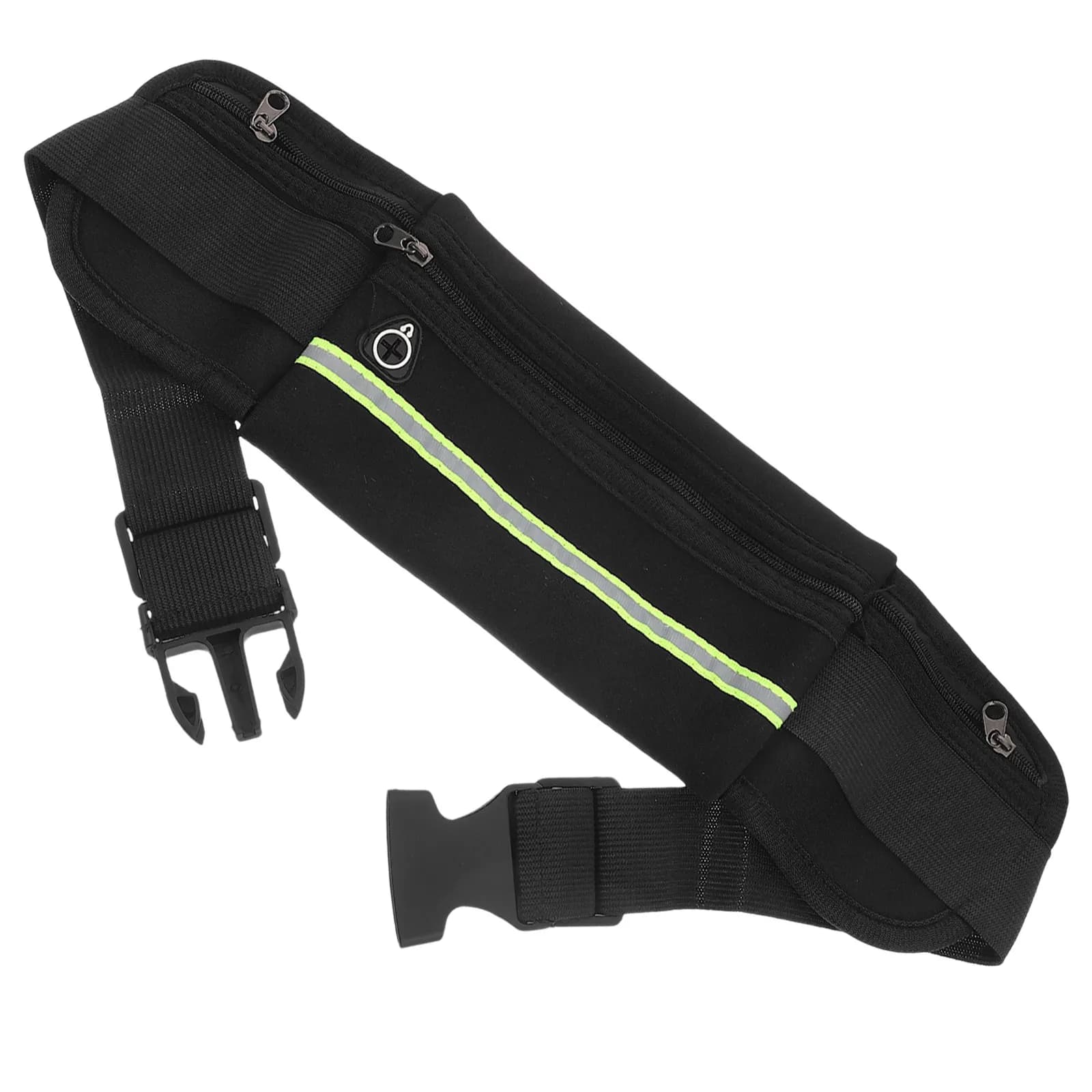 Fitness Running Belt Waterproof Neoprene Waist Pouch for Phone Secure Anti Theft Concealed Zipper Lightweight Comfortable