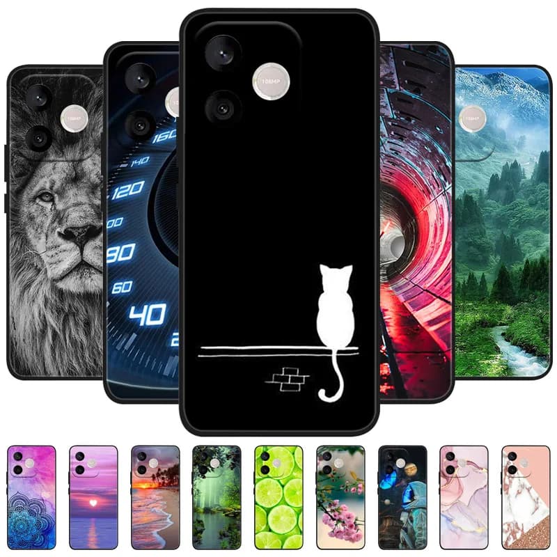 Custodia per Honor 600 Lite LNA-NX1 in TPU antiurto, cover morbida in silicone, custodia protettiva per Honor 500 Smart 600Lite, guscio paraurti