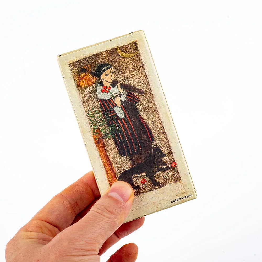Mazzo di tarocchi in stile italiano dipinto a mano da 78 carte, 11*5,5 cm – La Corte dei Tarocchi