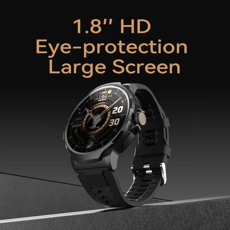 Cellular Smart Sports Watch, SIM Supported Video Call, Curved Screen, Retractable Rotating Camera, Massive Storage