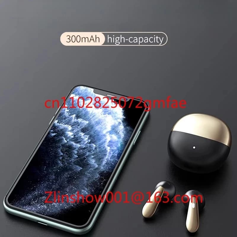 2024 New Arrival J12 BT 5.4 Wireless ANC Headset Gaming Music HiFi Earring Active Headphone with Noise Cancellation Auxiliary TWS