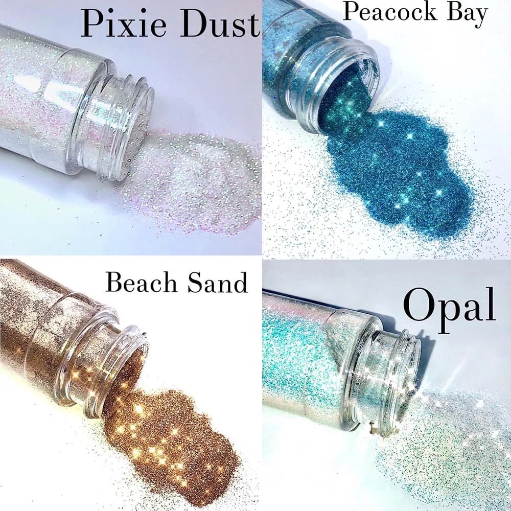 1 scatola super lucida olografica arcobaleno sfuso glitter Aurora pigmento 0,2 mm polvere fine polvere laser cromo abbagliante decorazione nailart