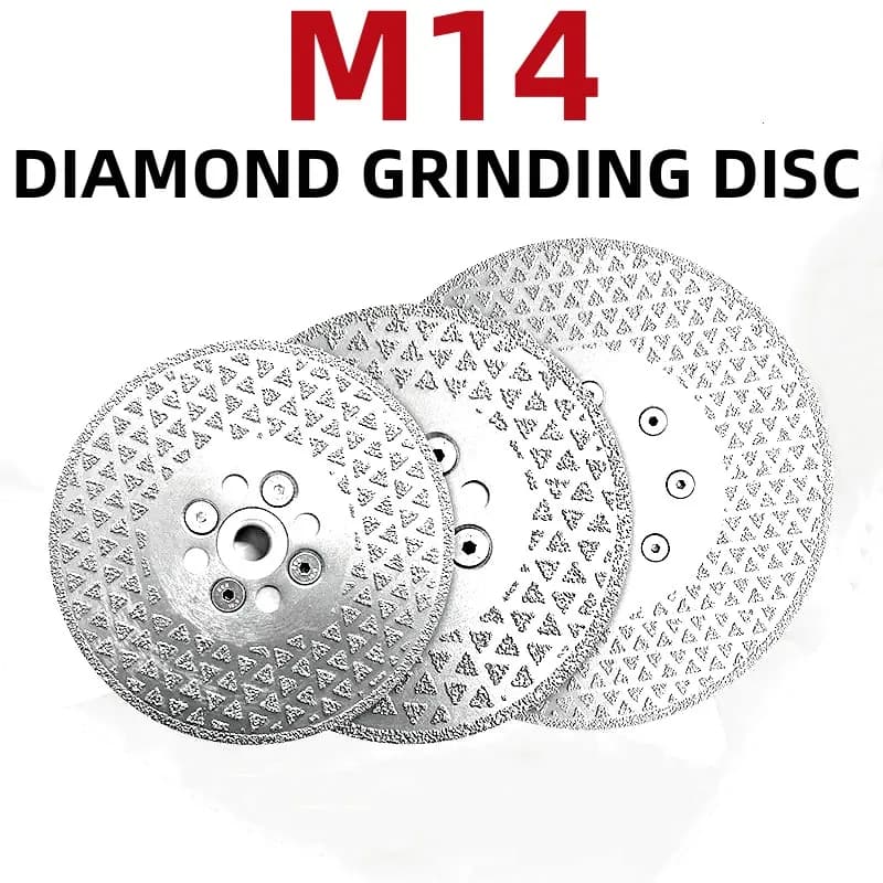 M14 M10 Mola diamantata Lama per sega Disco da taglio per affilatrice Piastrelle in porcellana Marmo Granito Diametro 80 100mm Angolo 1 PC