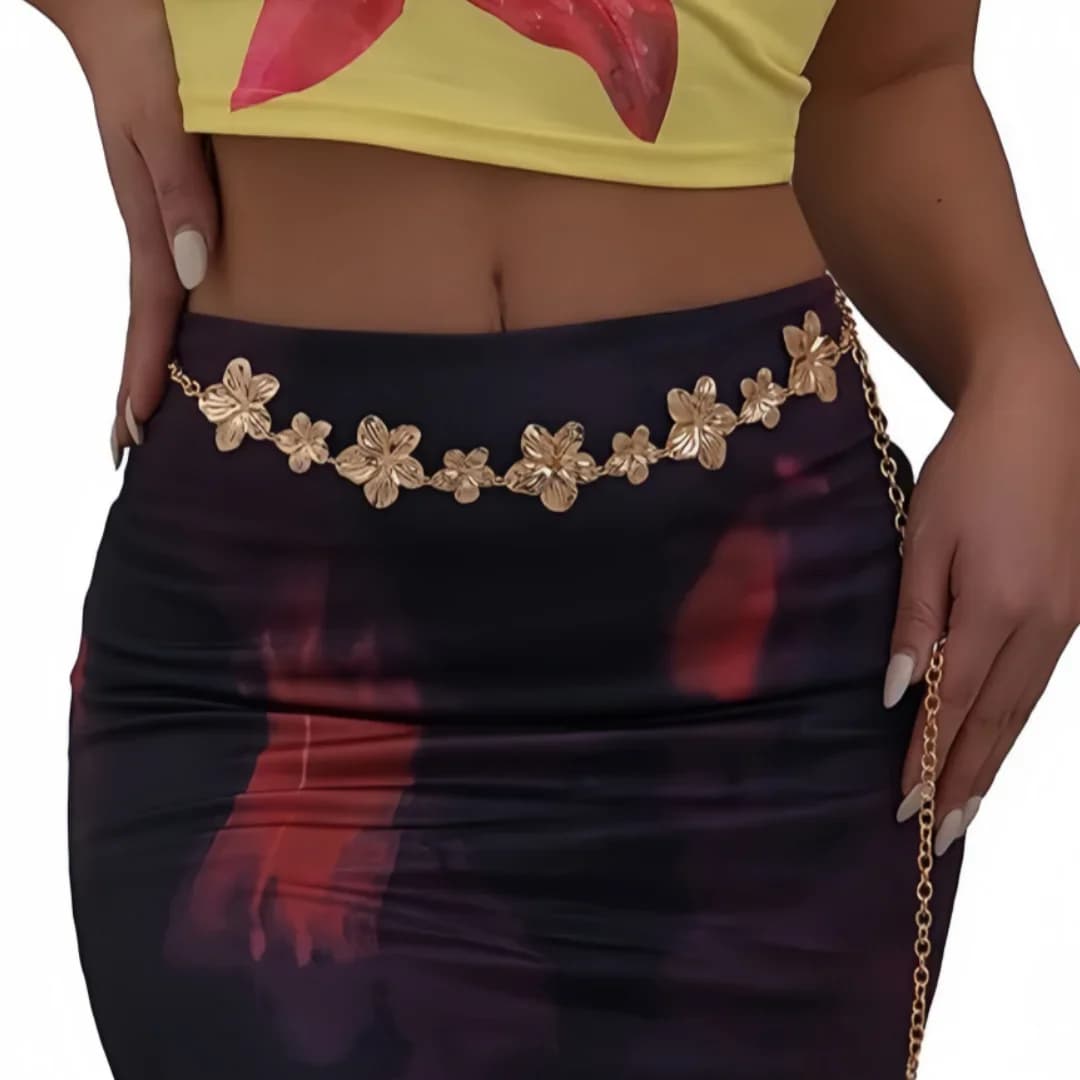 Cinture a Catena alla Moda per Donne, Cinture Regolabili per il Corpo, Accessori Gioiello per Abiti