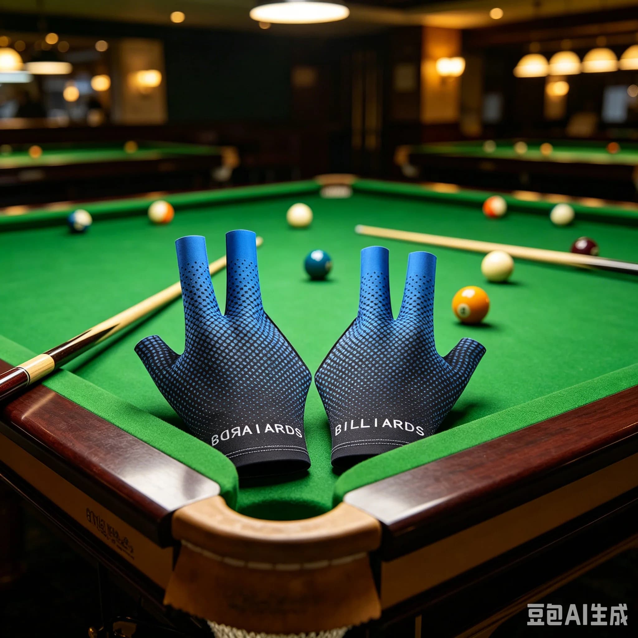 Breathable Mesh Billiard Gloves Stylish Left Right 3 Finger Ice Silk Anti-Slip Billiard Training Cue Glove For Snooker Pool
