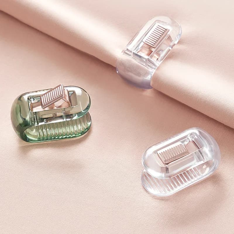 4/6PC Sheet Quilt Clip Non-slip Tip Holder Tip Fissor Grips Needleless Safety Easy to Unlock Organizer