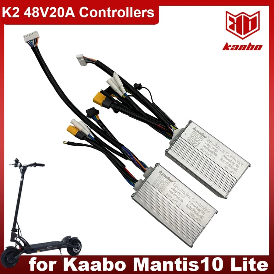 Controller sinusoidale 48V20A Controller protocollo K2 AB Parte anteriore posteriore originale per scooter elettrico Kaabo Mantis10 Lite