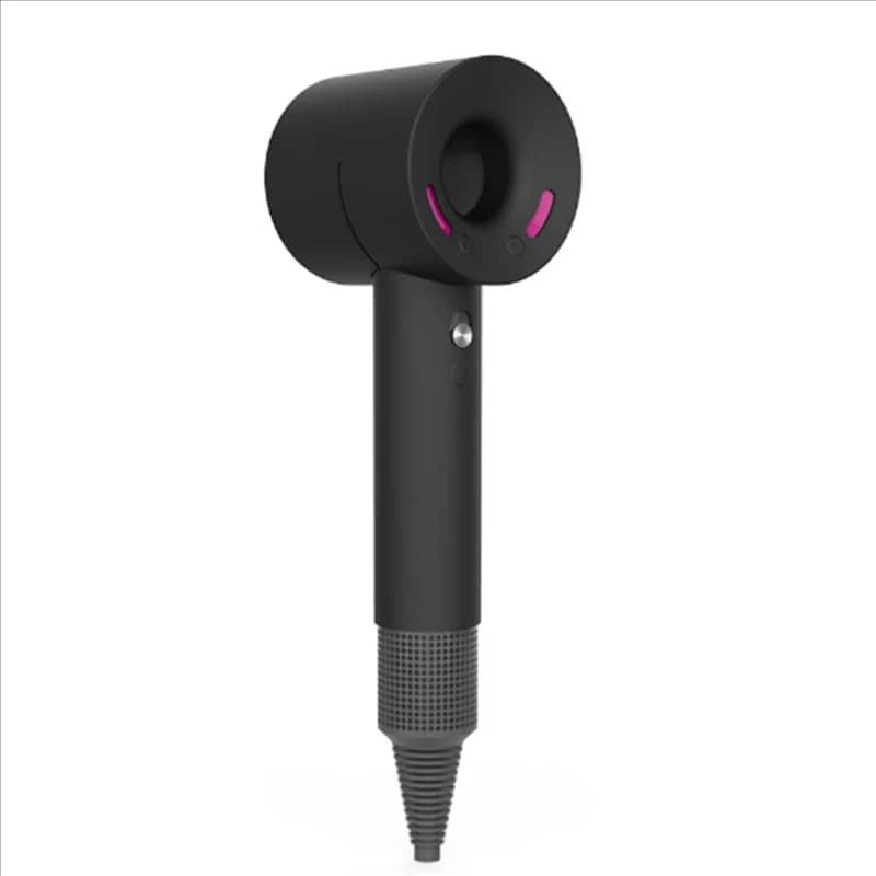 Custodia protettiva per asciugacapelli per Dyson Custodia protettiva in gel di silicone morbido portatile antipolvere per asciugacapelli-Nero