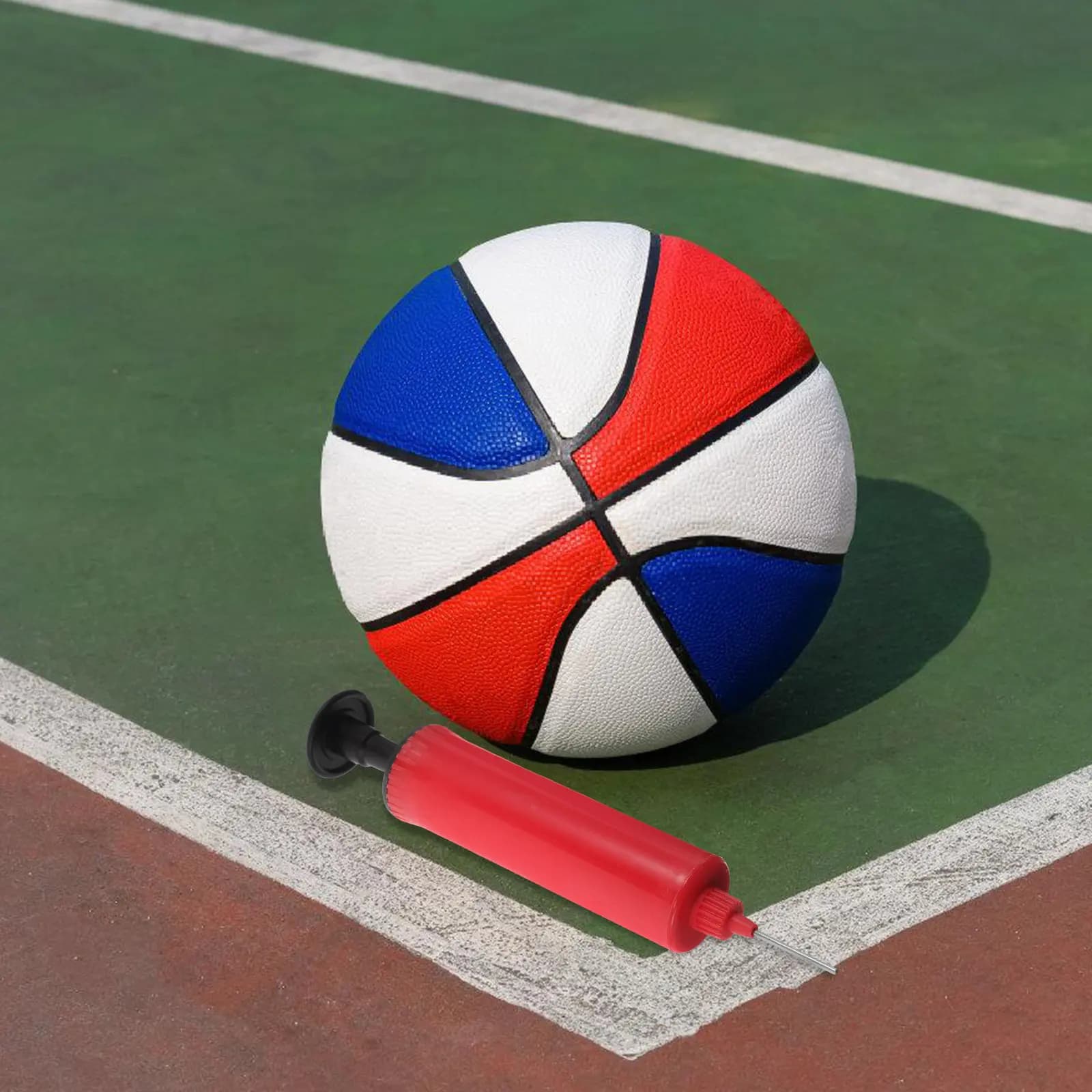 Mini Pompa Portatile per Palloni, Gonfiatore Manuale Leggero per Basket, Pallavolo, Calcio, Gonfiaggio Rapido, Accessori Sportivi per Esterni