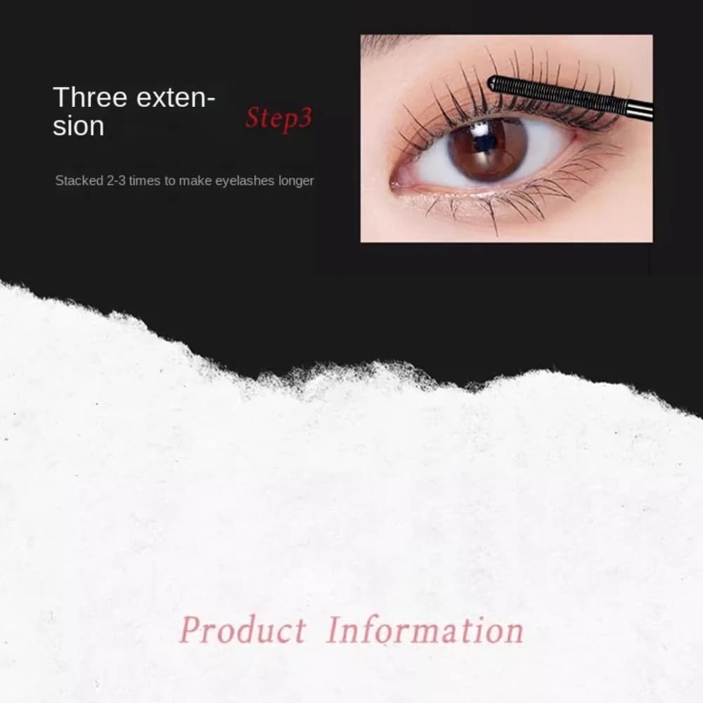 Mascara Colorato in Tubetto Argento, Impermeabile, Asciugatura Rapida, Effetto Lunga Durata, Estensioni Ciglia