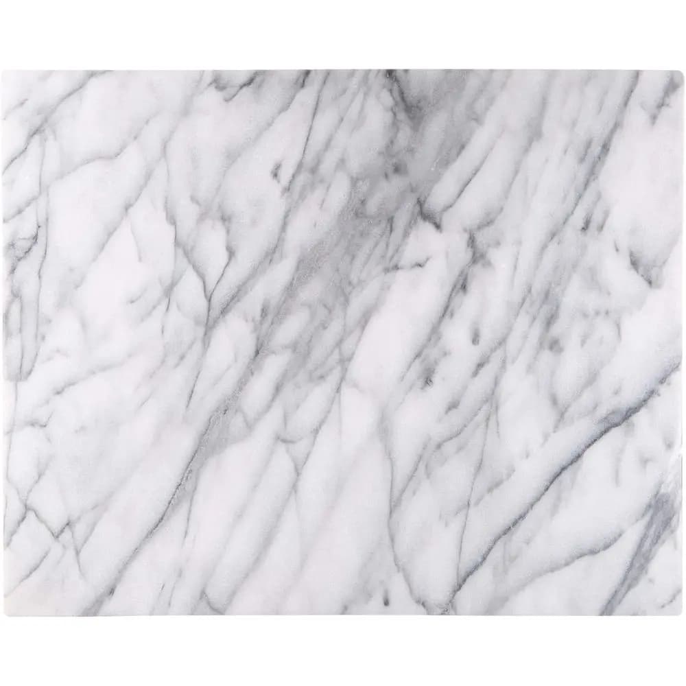 Large 20x16 Inch Marble Pastry and Cutting Board for Baking and Serving Pastries and Chocolates