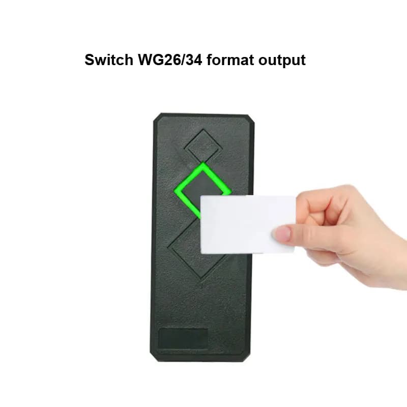 Lettori di Carte RFID Mini Contactless IP68 Impermeabili con Interfaccia Wiegand 26 34, Supporto 13.56Mhz per Carte IC/NFC