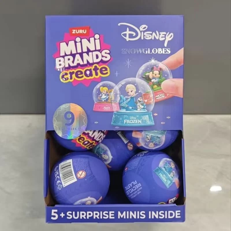 In Stock Toy Story‌、Frozen Snow Crystal Ball‌ Diy Surprise Blind Box Collectible Trendy Toy Character Figurine Desktop Display